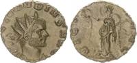 Antike / Römische Kaiserzeit/Claudius II Antoninian, Claudius Gothicus Antoninian RS Victoria n.l. stehend, VICTORIA AVG -