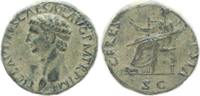 Antike / Römische Kaiserzeit / Claudius Dupondius Claudius Dupondius mit Rückseitendarstellung Ceres n.l. thronend mit Ähren und -