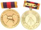 DDR Orden Feuerwehrabzeichen Für Treue Dienste in Gold -