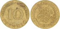 Deutschland 10 Pfennig Fehlprägung 335 Grad Stempeldrehung BDL 10 Pfennig 1970 J Fehlprägung: 335 Grad Stempeldrehung nach rechts -