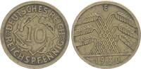 Deutschland / WEIMAR 10 Pfennig WEIMAR 10 Pfennig J.317 -