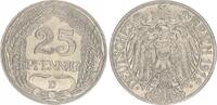 Deutschland / Kaiserreich 25 Pfennig Kaiserreich 25 Pfennig J.18 1912 D -