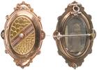 Brosche, Silber vergoldet, 9,4g, ca. 4cm groß -