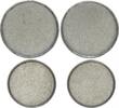 Deutschland - BRD 1 DM und 50 Pfennig Rohlinge BRD 1 DM und 50 Pfennig Rohlinge ohne Jahr je 1 Rohling -