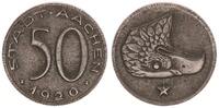 Weimar, Aachen Notgeld Aachen 50 Pf Notgeld in Eisen, Aachen Stadt 50 Pf -