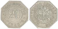Nebengebiete / offizielles Notgeld 20 Pfennige off. Notgeld Schwarzburg-Sondershausen Notgeld 20 Pfennige off. Notgeld Schwarzburg-Sondershausen, J N8, (1) -