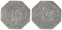 Anhalt - Notgeld 10 Pfennig Anhalt Weimarer Republik offizielles Notgeld Eisen -