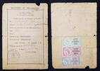 3. Reich / Frankreich Recepisse de Declaration 1940 Recepisse de Declara... 20,00 EUR  plus 5,95 EUR verzending