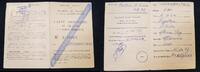 3. Reich / Frankreich Carte Ordinaire de Travail 1958 Carte Ordinaire de... 20,00 EUR  plus 5,95 EUR verzending