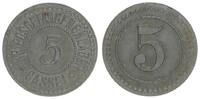Cassel, Kassel, Hessen 5 Pfennig Wertmarke Kriegsgefangenenlager, Lagergeld -