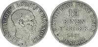 Hannover Königreich - Altdeutschland 1/12 Taler Königreich Hannover Ernst August - 1/12 Taler 1851 B -