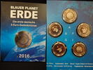 BRD 5x5€ Blauer Planet Erde Sonder Gedenkausgaben Komplettsatz -