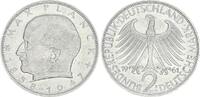 Deutschland - BRD 2 DM 2 Mark 1961 F Max Planck -