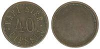 Giessen 40 Pfennig Giessen, Karl Sier Bauunternehmer und Kiesgrubenbesitzer, 40 Pfennig -