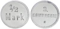Deutsch-Südwestafrika 1/2 Mark Militärgeld 3.Kompanie Kolonien: 1/2 Mark Militärgeld 3.Kompanie -