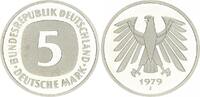 Deutschland / Bundesrepublik 5 Mark 5 DM Kursmünze 1979 J TOP-Erhaltung ! Polierte Platte (PP, Proof) -