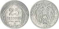Deutschland / Kaiserreich 25 Pfennig Fehlprägung Kaiserreich 25 Pfennig 1910 E Fehlprägung selten !!! -