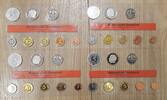 Deutschland / BRD 1Pf. bis 5 DM Kurssätze 1971 DFGJ komplett !!!! Polierte Platte -