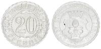 Augsburg 20 Pfennig Notgeld, Augsburg , Städtische Strassenbahn -