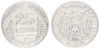 Deutschland / Kaiserreich 25 Pfennig Kaiserreich 25 Pfennig J.18 1909 D -