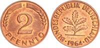 Deutschland 2 Pfennig 2 Pfennig 1964 F -