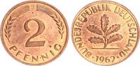 Deutschland 2 Pfennig 2 Pfennig 1962 J -