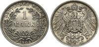Deutsches Kaiserreich 1 Mark 1 Mk 1908 D -