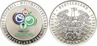 Deutschland - Fussball WM 2006 Medaille Feinsilber FIFA Fussball WM 2006 in Deutschland - offizielle Feinsilbermedaille -