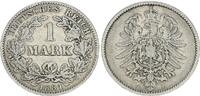 Deutsches Kaiserreich 1 Mark 1 Mark 1881 J -