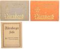 Deutschland / Kaiserreich Konvolut Fotos Lot 3x 12 Fotos Nürnberg in Orginal Umschlägen -