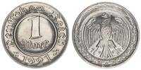Deutschland / WEIMAR / PROBEPRÄGUNG 1 Mark WEIMAR 1 Mark 1921 Gestaltungsprobe in Nickel (magnetisch!) 5,08g -