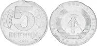 Deutschland / DDR 5 Pfennig Probe DDR 5 Pfennig 1975 Probe in Chromstahl -
