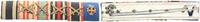 Kaiserreich / 3.Reich Uniformteil 6er Feldspange -