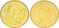 Vatikan 50 Cent Vatikan 50 Cent 2002 Kursmünze mit Papstmotiv prägefrisch -