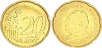 Vatikan 20 Cent Vatikan 20 Cent 2002 Kursmünze mit Papstmotiv prägefrisch -