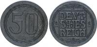 Deutschland / WEIMAR / PROBEPRÄGUNG 50 Pfennig WEIMAR 50 Pfennig Gestaltungsprobe zu J.301 Zink mit Riffelrand, vz -