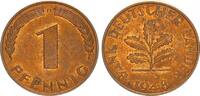 Deutschland - BRD  BRD 1 Pfennig 1948 D - Bank Deutscher Länder UNC / CH UNC
