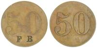 Kolonien: Deutsch-Südwestafrika 50 Pfennig 50 Pfennig Hotel Fürst Bismark (FB) -