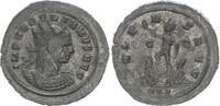 Antike / Römische Kaiserzeit / Aurelianus Antoninian, Aurelianus 270-275, ORIENS AVG (1), Sol steht n.l. zwischen 2 Gefangenen -