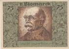 Kolonien Afrika 75 Pfennig, Deutsch- Hanseatischer Kolonialgedenkt v. Bismarck 4.11.1921 75 Pf, Deutsch- Hanseat. Kolonialgedenktag -