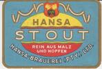 Deutschland / Dortmund Werbeblättchen Deutschland / Dortmund, Werbeblättchen der Hansa-Brauerei (PTY.) LTD -