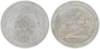 Deutschland / Nürnberg-Fürth 200Pf-Wertmarke Nürnberg 200 Pfennig Marke Ludwigseisenbahn 1921 Aluminium -