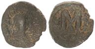 Antike / Byzanz Justinian I Follis Byzanz Justinianus I. 527-565 n.Chr Follis Konstantinopel -