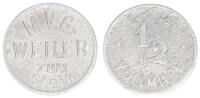 Weiler 1/2l Vollmilch Marke der M.V.G. Weiler zum Stein, gut für 1/2l Vollmilch, -