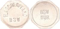 Nürnberg, Bayern Flaschenpfand Flaschenpfand-Marke der BSW (Bundesbahnsozialwerk) Nürnberg -