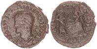 Antike / Römische Kaiserzeit / Constantius Follis / Maiorina, Imitation, Trugschrift Barb. Imitation des des Constantius. Trugschrift -
