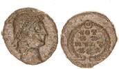Antike/Römische Kaiserzeit/ Constantius Follis Bronze Constantius II RS VOT XX MVLT XXX im Kranz ss -
