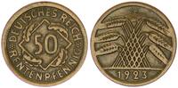 Deutschland - Weimarer Republik 50 Rentenpfennig Weimar 50 Pfennig 1923 G -