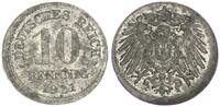 Deutschland - Weimarer Republik 10 Pfennig Fehlprägung Weimar / Nachkriegszeit: 10 Pfennig 1921 Fehlprägung, 5-10% dezentriert -
