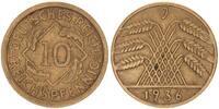 Deutschland / WEIMAR 10 Pfennig WEIMAR 10 Pfennig J.317 1936 J -